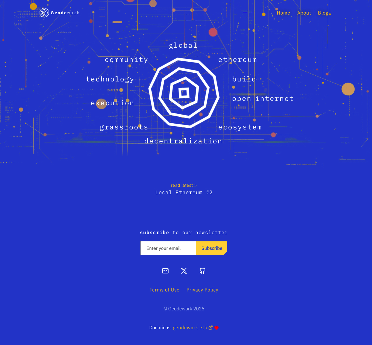 Geodework website