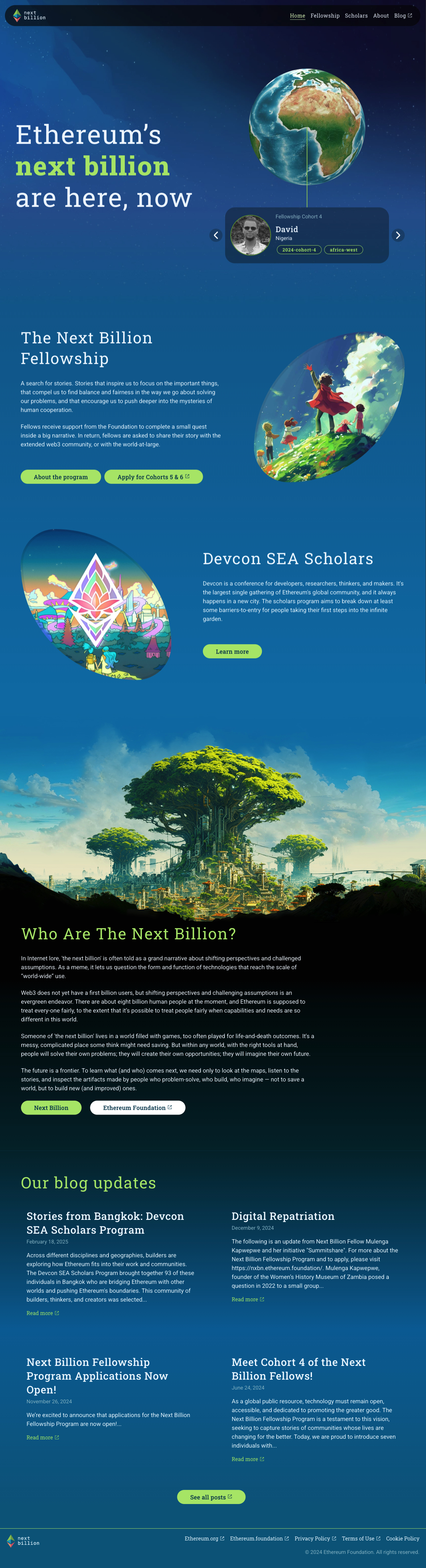 Next Billion website