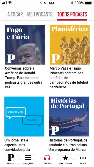 Final screens publico app