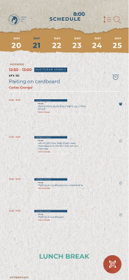 THU mobile app screenshot - Profile page