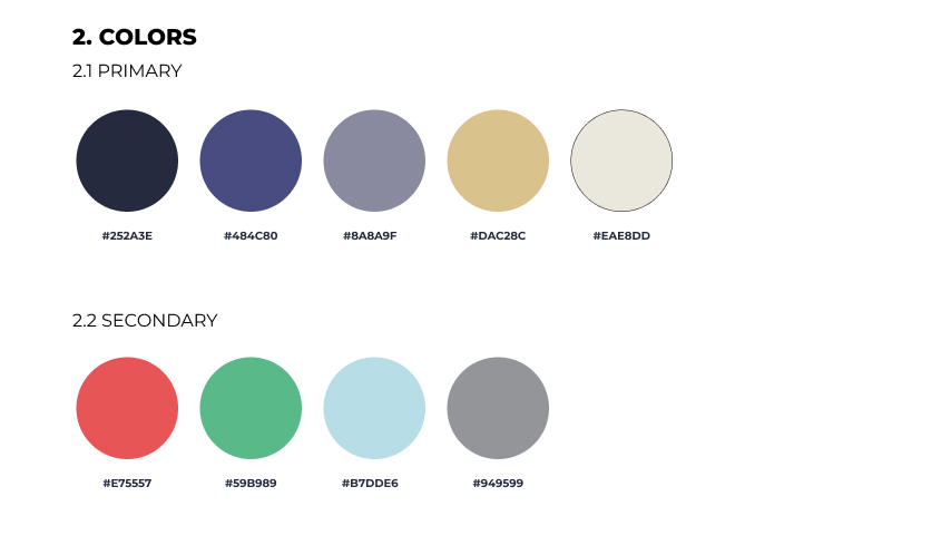 THU website design system
